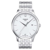 TISSOT Men’s Quartz Swiss Made Stainless Steel White Dial 42mm Watch T063.610.11.037.00
